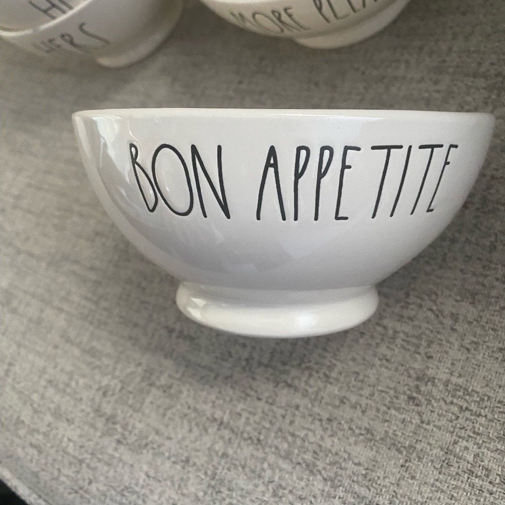NWT Rae Dunn BON APPETITE ceramic bowl